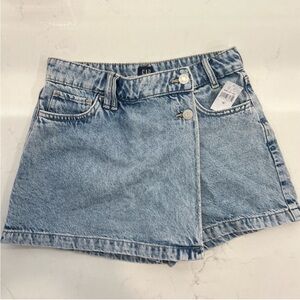 GAP Factory Light Blue Denim Skort